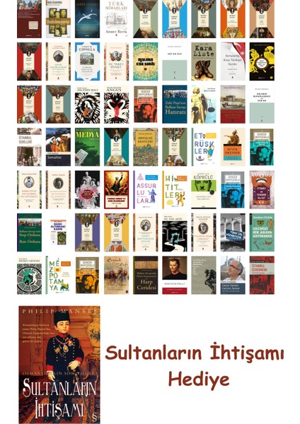 63 Kitaplık Tarih Seti + Sultanların Ihtişamı