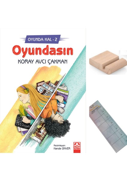 Oyundasın / Oyunda Kal 2 / Koray Avcı Çakman / 5. ve 6. Sınıf /10-12 Yaş Hikaye+Tablet Tutucu