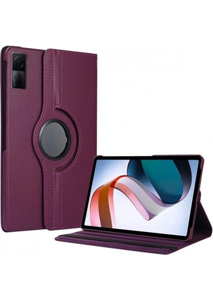 Ieg Xiaomi Redmi Pad Se 4g Kılıf 360 Tablet Deri Kılıf - Mürdüm modelleri