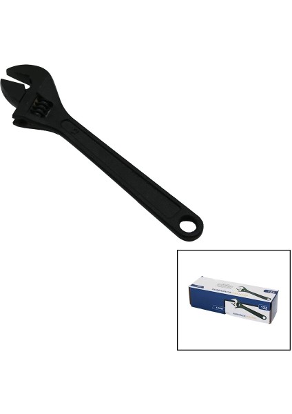 Ieg® 6 Adet Si̇yah Çeli̇k 12 Inç 300MM Kurbağacik Anahtar Chrome Vanadi̇um (4887)