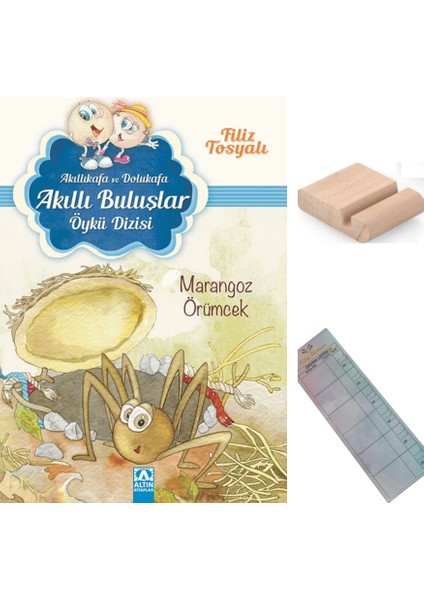 Marangoz Örümcek / Akıllı Buluşlar Dizisi /akıllı Kafa ve Dolu Kafa / 3. Sınıf Hikaye+Tablet Tutucu