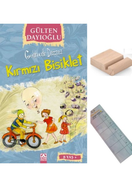 Kırmızı Bisiklet / Gelincik Dizisi / Gülten Dayıoğlu / 3. Sınıf / 8-9 Yaş Hikaye+Tablet Tutucu