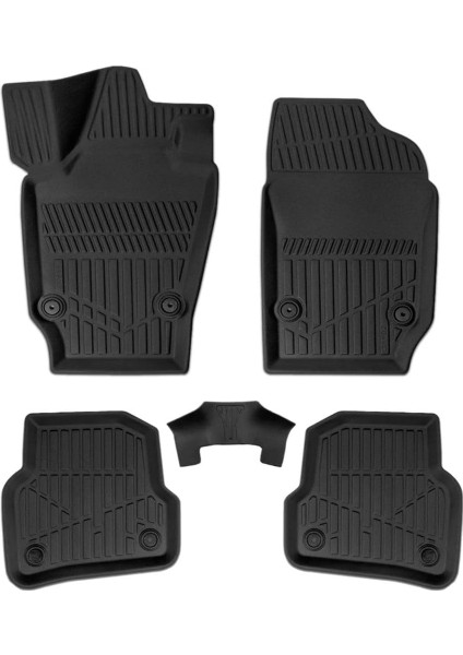 Seat Ibiza 2008-2017 Için Havuzlu Paspas, Yüksek Kenarlı, Esnek, Araca Özel, Kokusuz, Oto Paspas