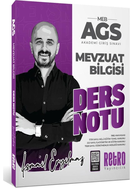 2026 Meb Ags Mevzuat Bilgisi Ders Notu Akdemi Giriş Sınavı Retro Yayınları