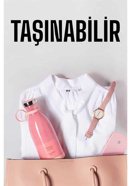 El Blender Bardak Blender Şarjlı Taşınabilir Meyve Sıkcağı Smoothie - MCT4039-6768 fırsatları