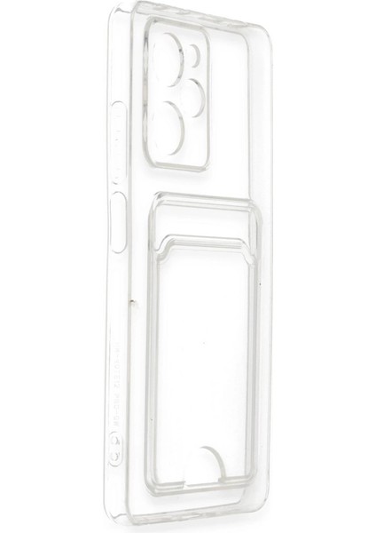 Xiaomi Poco X5 Pro 5g Kılıf Kart Şeffaf Silikon - Şeffaf modelleri