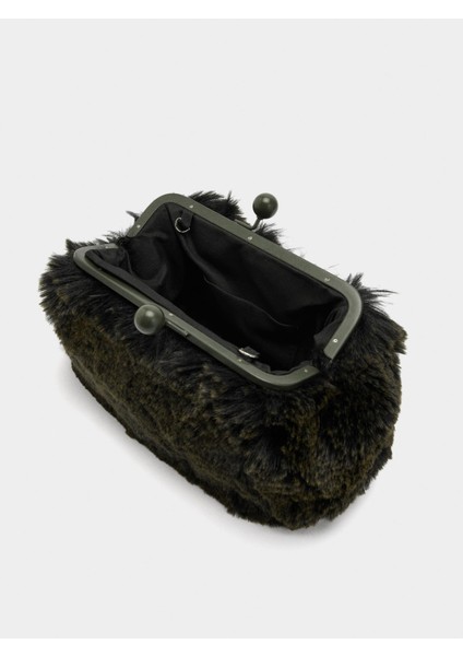 Kürk Efektli Zincir Askılı Çanta indirimleri