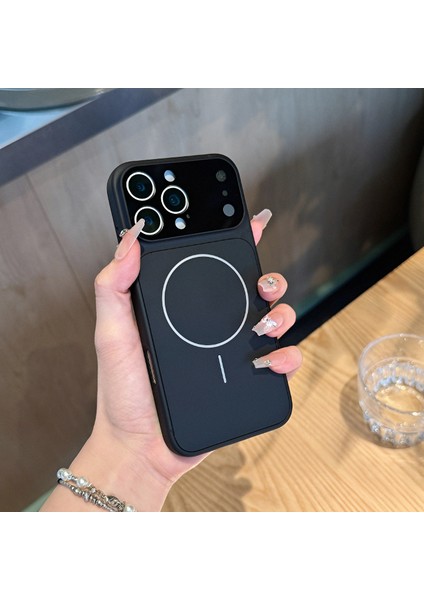 iPhone 17 Promax Uyumlu Magsafe Özellikli Kamera Korumalı ''ag Glass'' Premium Kılıf