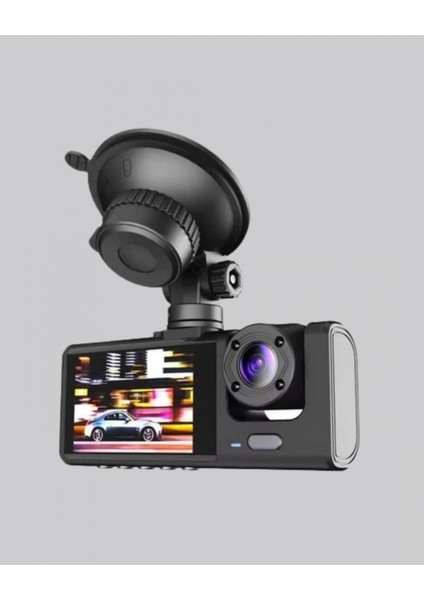 Üç Kameralı Araç Içi Kayıt Sistemi Full Hd Gece Görüşlü ve G-Sensör Destekli indirimleri