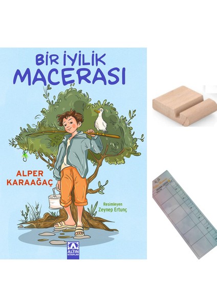 Bir Iyilik Macerası / Alper Karaağaç / 4. Sınıf / 9-10 Yaş Hikaye+Tablet Tutucu+Takip Ayracı