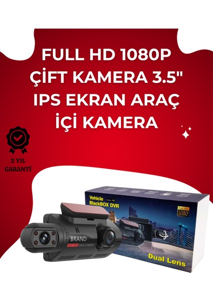 Lvsqvr Otomatik Kayıtlı Full Hd Araç Kamerası – Döngüsel Kayıt ve Hareket Algılama