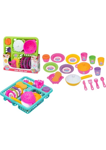 Bfs Nessiworld 01169 Candy Bulaşık Seti -Dede