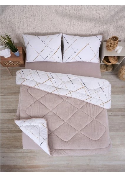 Çift Kişilik Wellsoft Çift Taraflı Yorgan ve Yastık Kılıfı Seti modelleri