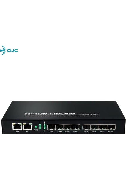 Ods 08ODS-8S2P 8 Port Sfp 10/100/1000 2 x Uplınk Yonetılemez Swıtch