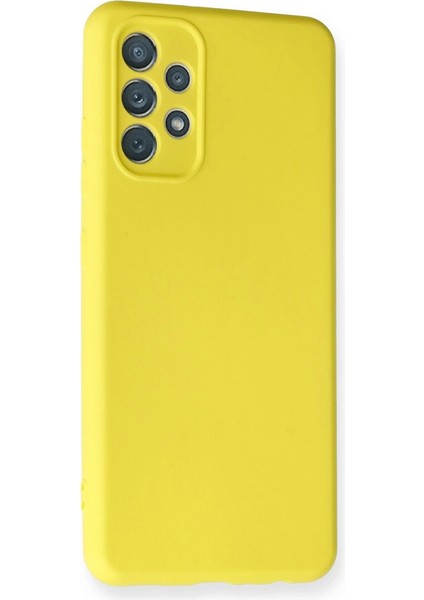 Samsung Galaxy A32 Kılıf Nano Içi Kadife Silikon - Sarı fiyatları