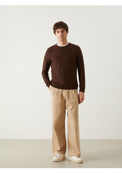 Yeni Sezon Bisiklet Yaka Uzun Kollu Erkek Sweatshirt fiyatları