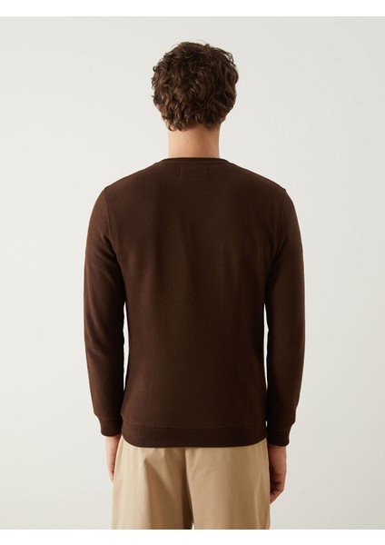 Yeni Sezon Bisiklet Yaka Uzun Kollu Erkek Sweatshirt fırsatları