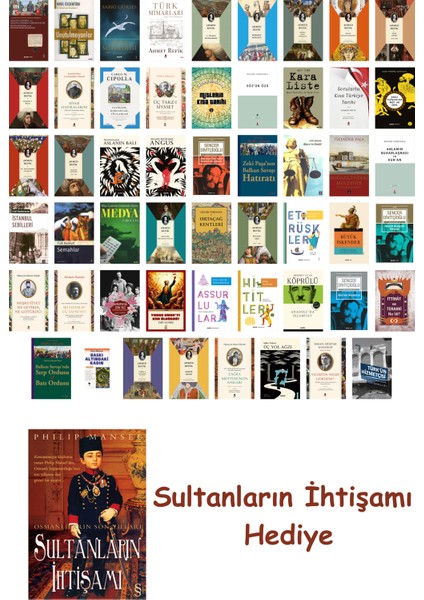 53 Kitaplık Tarih Seti + Sultanların Ihtişamı
