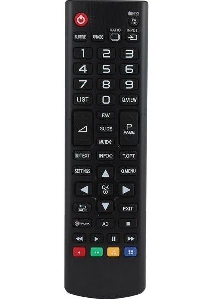 Netflix Tuş Mini Kalıp Hy 8019 Televizyon Kumandası Tv LCD LED Kumanda