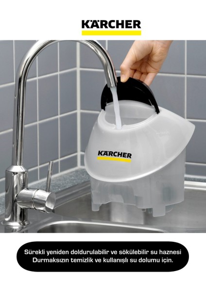 Kärcher Sc 5 Easyfix Iron Premıum Pack Buharlı Temizleyicisi-Kimyasal Gerektirmez — Sadece Musluk Suyu ile Çalışır fiyatları