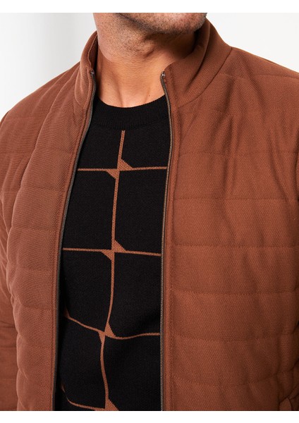 Yeni Sezon Slim Fit Dik Yaka Uzun Kollu Erkek Spor Hırka modelleri