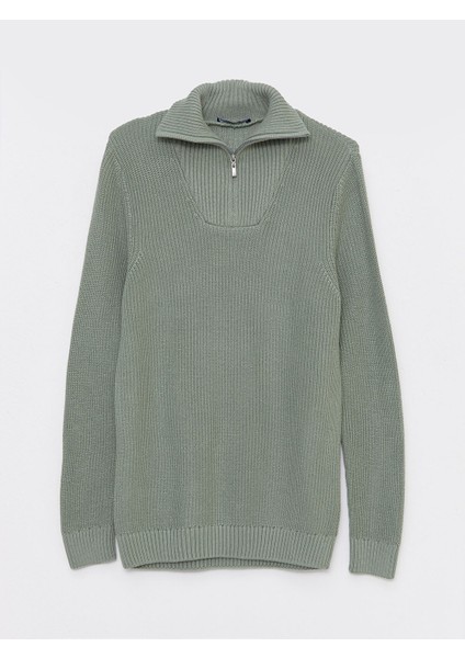 Yeni Sezon Dik Yaka Uzun Kollu Erkek Triko Kazak