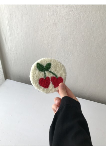 Dekoratif Kiraz Punch Bardak Altlığı Sunumluk indirimleri