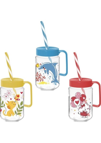 Kar. Desenli Kul. Bar.-Yu.-Kedi-Fil-(15 2) 370 cc 111761-002P