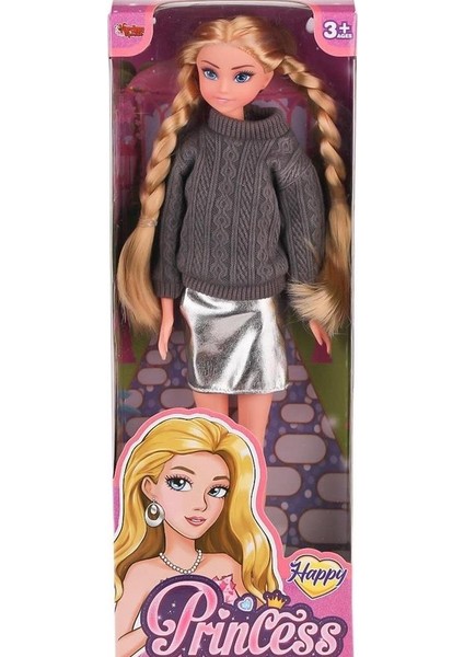 Oyuncak 29 cm Kazaklı Örgü Saçlı Bebek 48 Pcs VRD-WG-115527