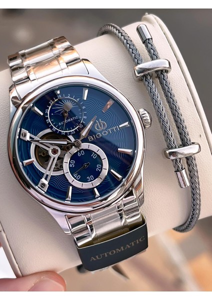 Otomatik ve Kurmalı Çelik Karatma ve Renk Atma Yapmaz 5 Atm Erkek Kol Saati EBG.10683.3