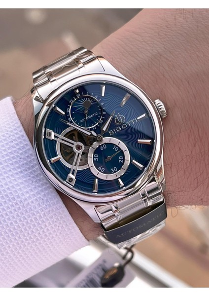 Otomatik ve Kurmalı Çelik Karatma ve Renk Atma Yapmaz 5 Atm Erkek Kol Saati EBG.10683.3 modelleri