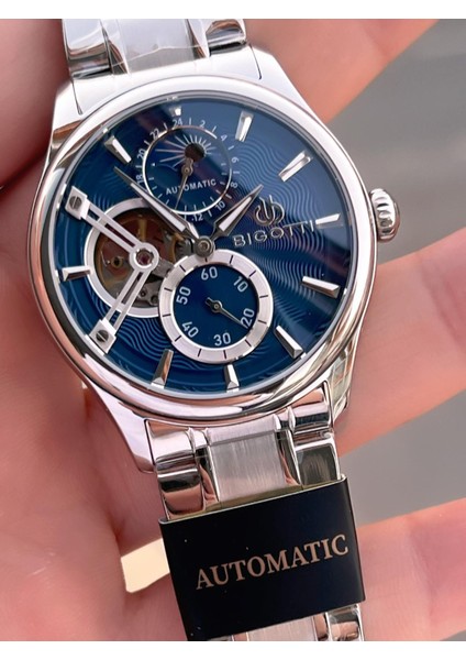 Otomatik ve Kurmalı Çelik Karatma ve Renk Atma Yapmaz 5 Atm Erkek Kol Saati EBG.10683.3 fırsatları