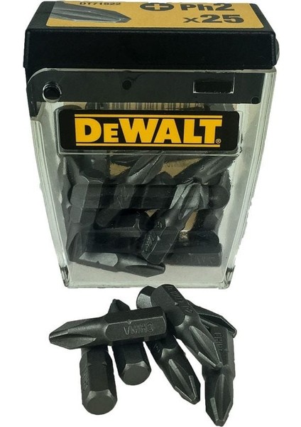 DT71522 Vidalama Uç, Metalik, 25 Adet Matkap Ucu , Tornavida Ucu , Vidalama Ucu Profesyonel indirimleri