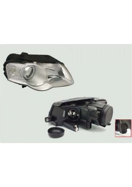 Mtxdpn Far Sinyal Sağ Passat 03/05-11/10 Elektrikli H7 H7 x
