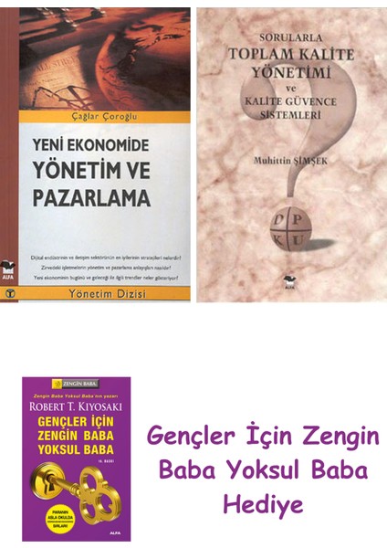 Yeni Ekonomide Yönetim ve Pazarlama + Sorularla Toplam Kalite Yönetimi ve Kalite Güvence Sistemleri
