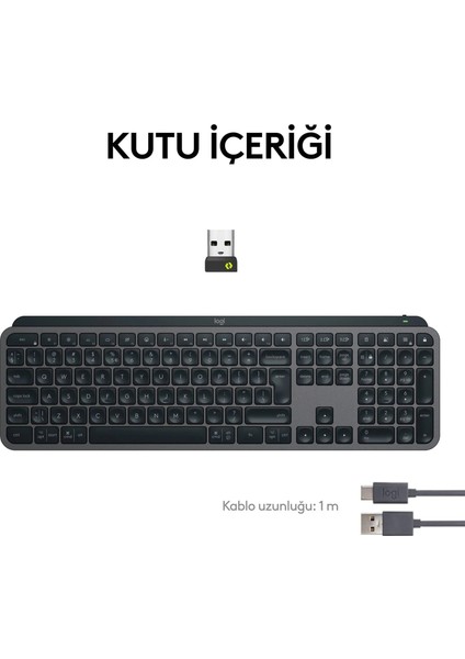 Logıtech Mx Keys Kablosuz Kurumsal Siyah 920-010254 Klavye fiyatları