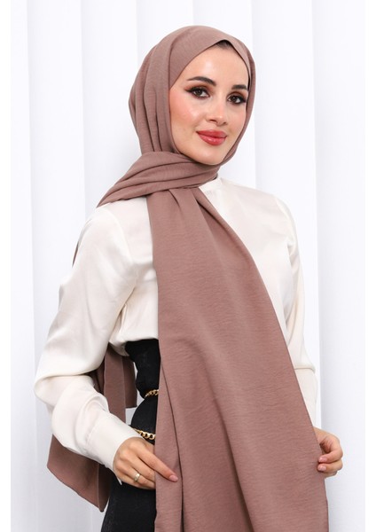 Koyuv Vizon Pamuklu Caz Şal