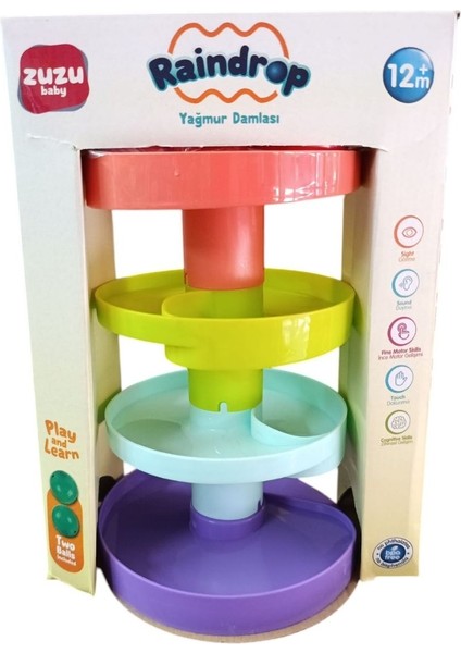 Zuzu Toys Yağmur Damlası Çıngıraklı Top Oyunu 4031