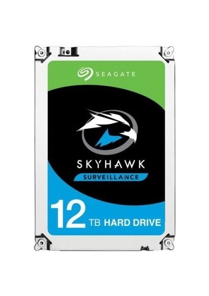 Seagate Skyhawk 12TB 7200RPM 256MB Sata3 ST12000VE001 7/24 HDD