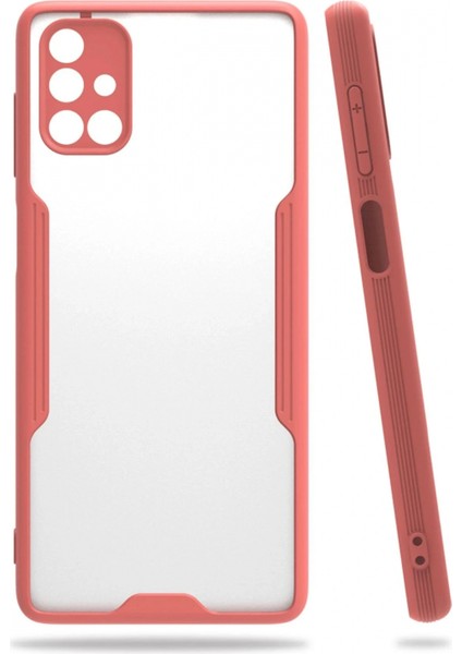 Ieg Samsung Galaxy M51 Kılıf Platin Silikon - Pembe