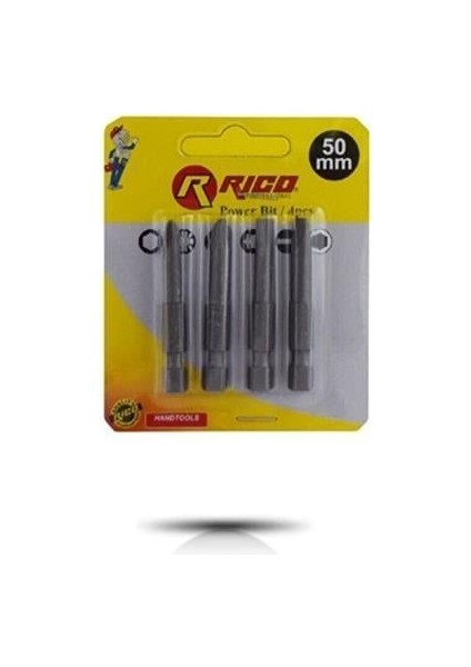 Rıco 005-KK1145 50MM 4 Parça Allen Bits Uç Seti