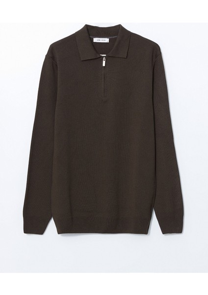 Yeni Sezon Polo Yaka Uzun Kollu Erkek Triko Kazak indirimleri