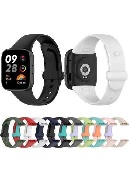 Xiaomi Redmi Watch 3 Origin Silikon Kordon - Beyaz modelleri