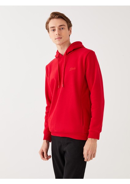 Yeni Sezon Uzun Kollu Baskılı Erkek Hoodie