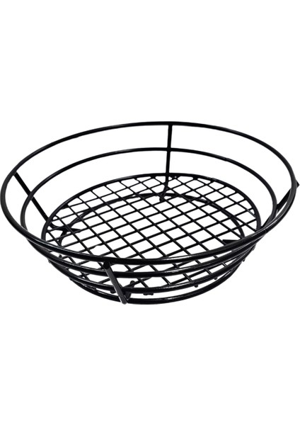 Tekli Yuvarlak Sunum Sepeti-Ekmek,meyve ve Patates Sunum Sepeti