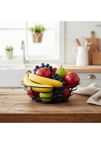 Tekli Yuvarlak Sunum Sepeti-Ekmek,meyve ve Patates Sunum Sepeti fırsatları