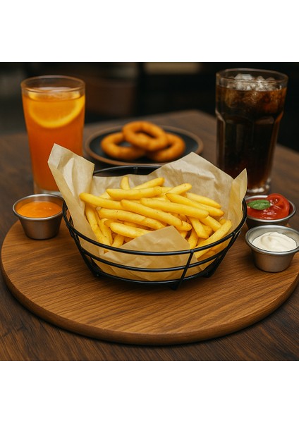 Tekli Yuvarlak Sunum Sepeti-Ekmek,meyve ve Patates Sunum Sepeti indirimleri