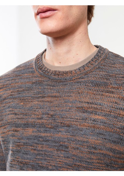 Yeni Sezon Bisiklet Yaka Uzun Kollu Desenli Erkek Triko Kazak fırsatları