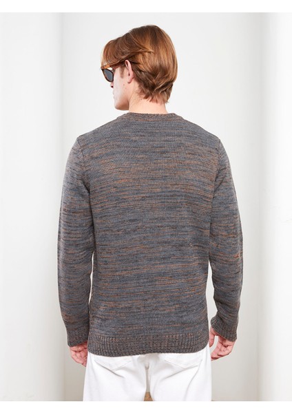 Yeni Sezon Bisiklet Yaka Uzun Kollu Desenli Erkek Triko Kazak indirimleri