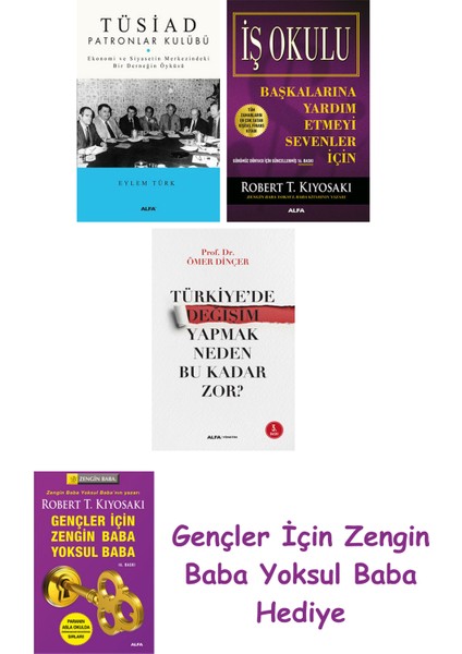 Tüsiad Patronlar Kulübü + Iş Okulu - Başkalarına Yardım Etmeyi Sevenler Için + Türkiye'de Değişim...